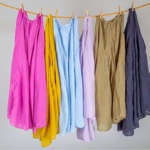 Free People x CP Shades hot pink maxi skirt